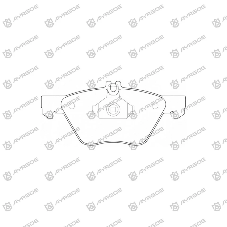 Mercedes-Benz E 270 210016 uchun pn0166 tormoz prokladkalari